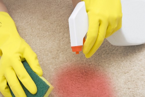 Deep cleaning Finchley home interior with spotless kitchen surfaces