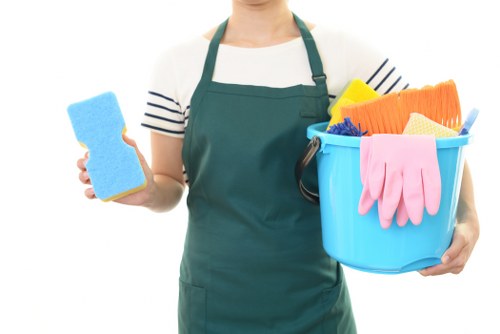 Local carpet cleaner working on a residential carpet in Finchley