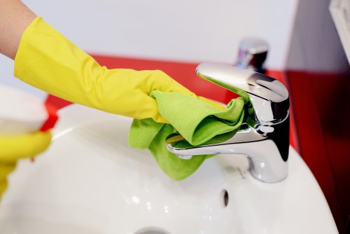 Deep carpet cleaning equipment used in a North London property
