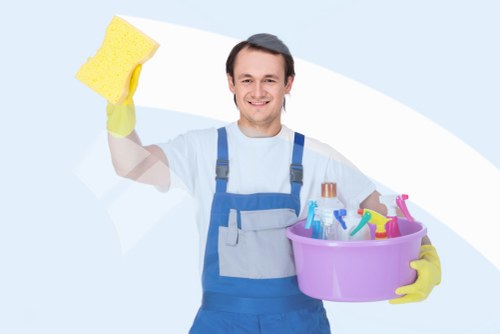 Professional office cleaning for desks and communal spaces in Finchley