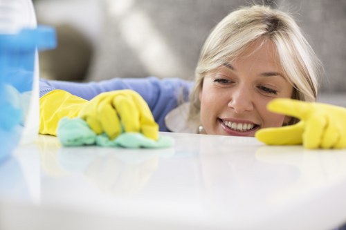 Deep cleaning for a Finchley kitchen and living space