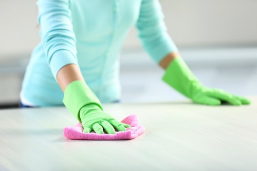 Carpet cleaning equipment used in a Finchley home