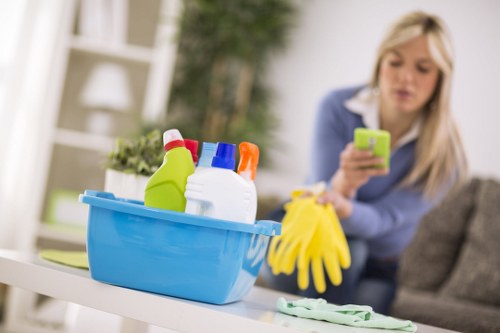 Sustainability-focused deep cleaning service in Finchley with recycling and reuse practices